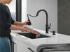 Single Handle Pull-Down Kitchen Faucet with Soap Dispenser and ShieldSpray Technology (Recertified)