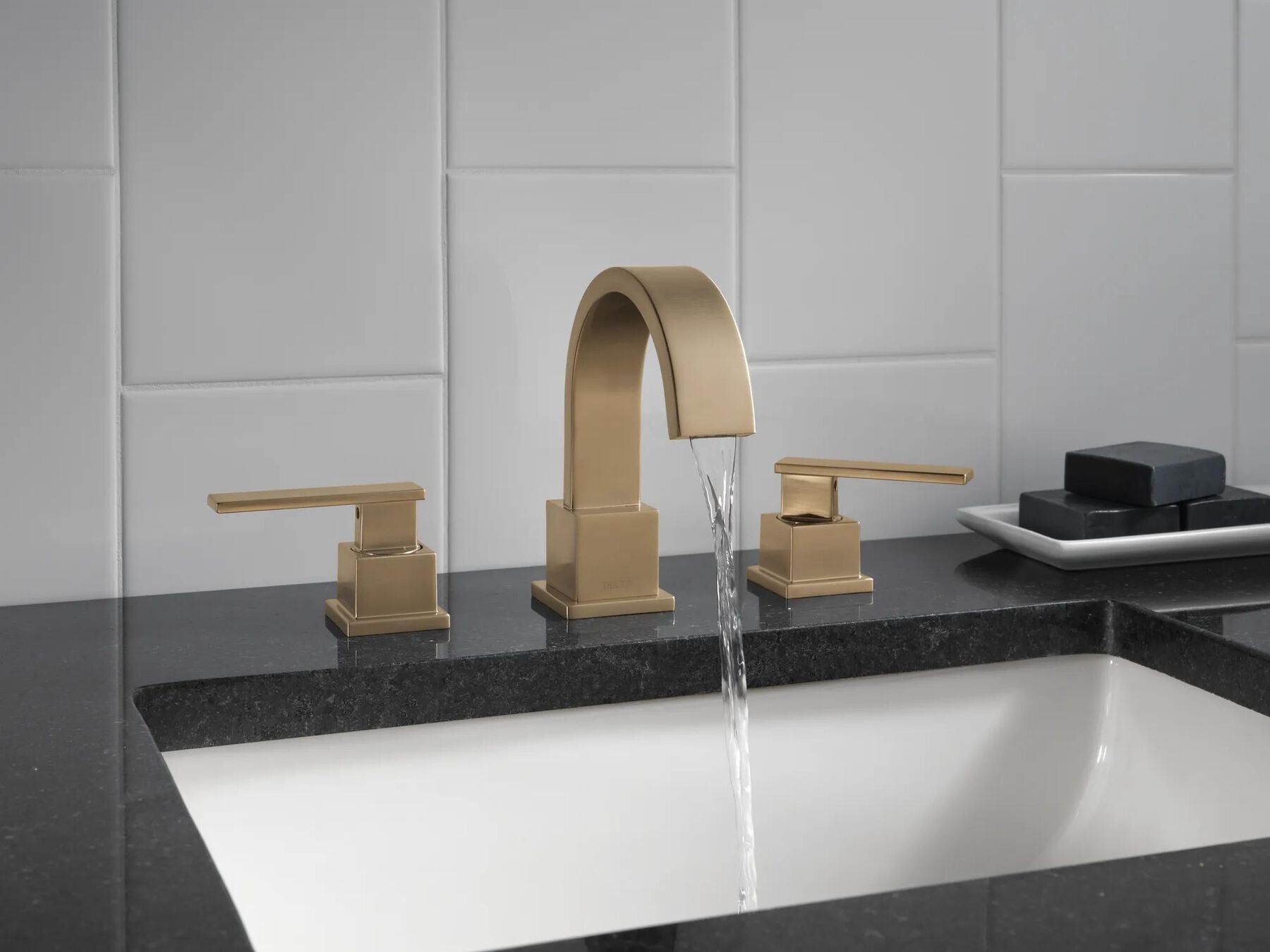 Two Handle Widespread Bathroom Faucet (Recertified)