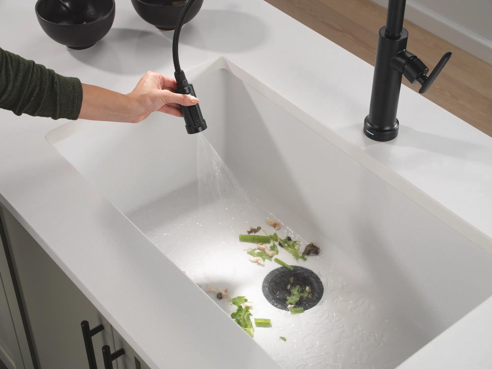 Touch2O® Technology Kitchen Faucet with Touchless Technology in