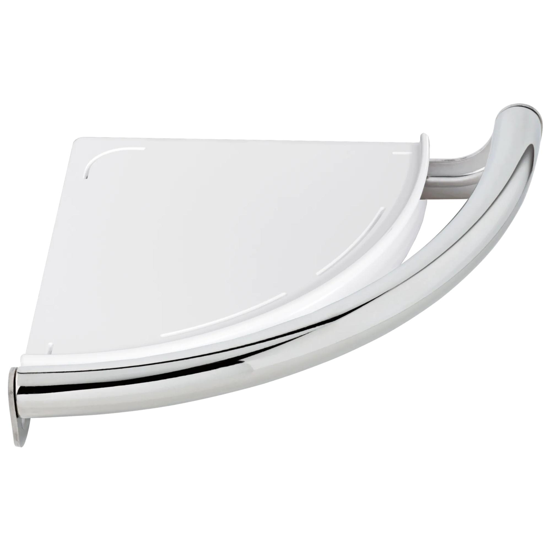 Contemporary Corner Shelf with Assist Bar (Recertified)