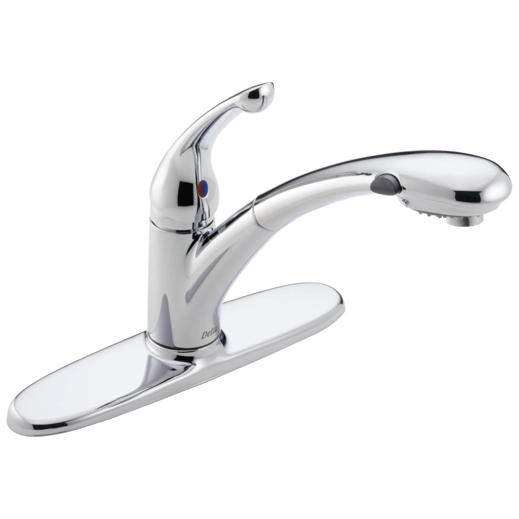 Single Handle Pull-Out Water-Efficient Kitchen Faucet