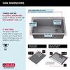 30&rdquo; Granite Composite Workstation Kitchen Sink Drop-In Top Mount Single Bowl with WorkFlow&trade; Ledge and Accessories in Dark Grey