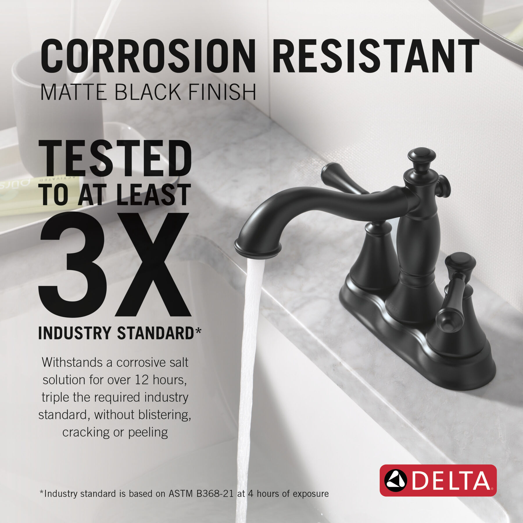 Two Handle Centerset Bathroom Faucet