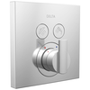 Angular Modern Push-Button Shower