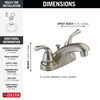 Two Handle Centerset Bathroom Faucet