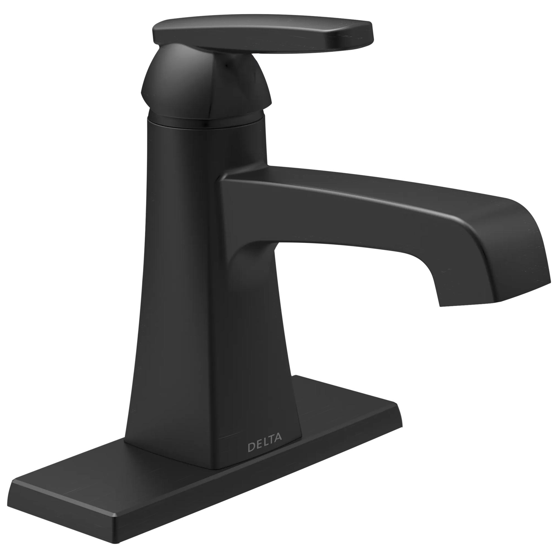 Single Handle Lavatory Faucet - Metal Pop-Up in Matte Black 564