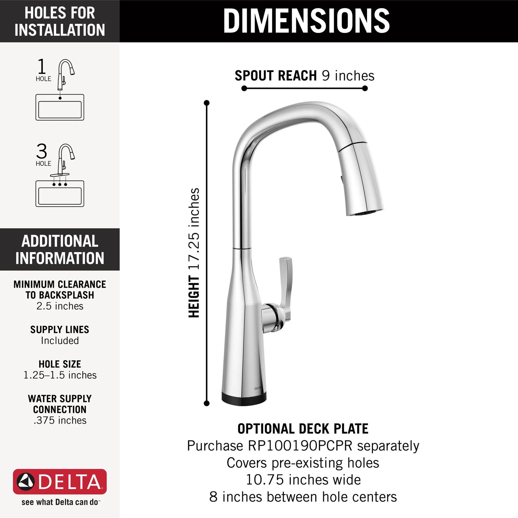 Touch<sub>2</sub>O&reg;  Pull-Down Kitchen w/ Voice (Recertified)