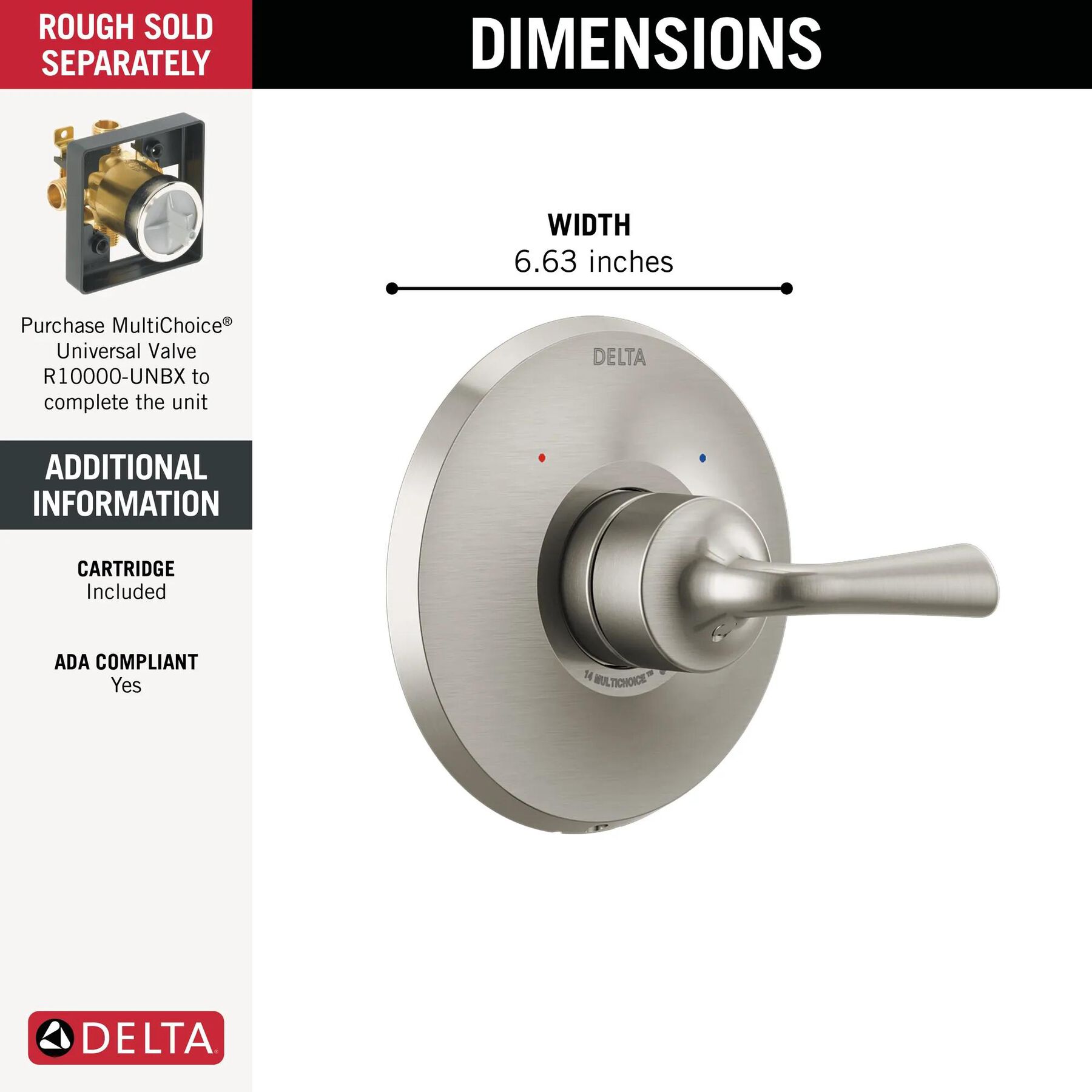 Monitor 14 Series Valve Only Trim