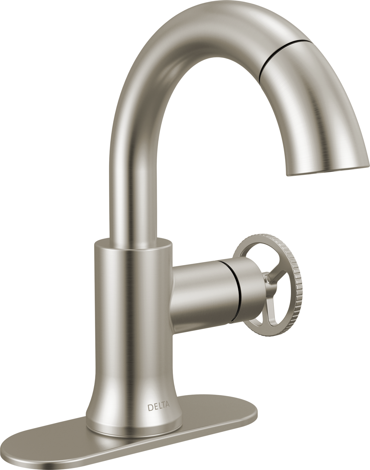 Single Handle Pull-Down Bathroom Faucet