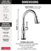 Single Handle Pull-Down Kitchen Faucet with Touch<sub>2</sub>O&reg; and ShieldSpray&reg; Technologies