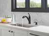 Single Handle Pull-Out Kitchen Faucet with Soap Dispenser