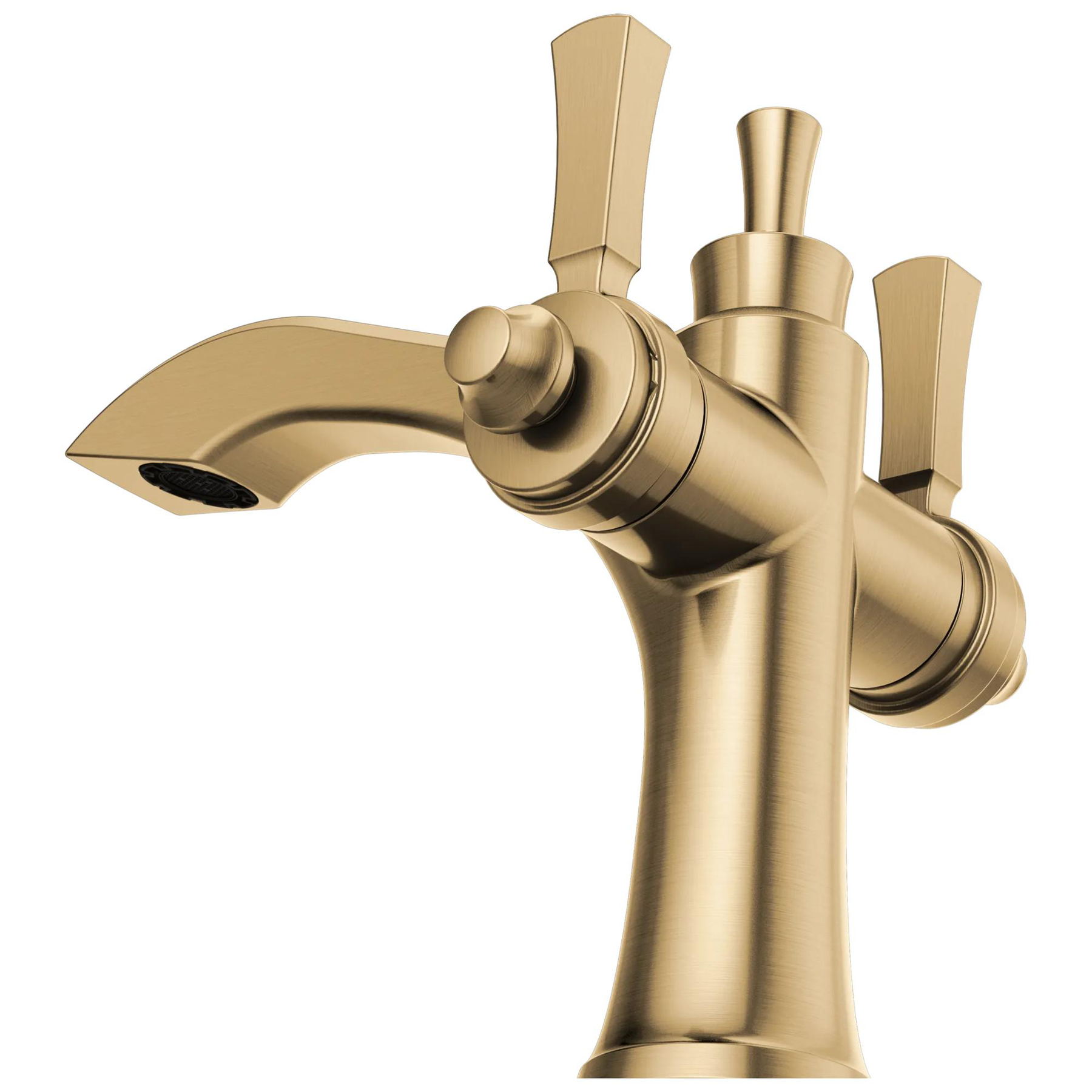 Two Handle Single Hole Monoblock Bathroom Faucet