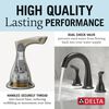 Two Handle Widespread Pulldown Bathroom Faucet