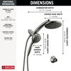 PivotPro&trade; 3-in-1 Combination Shower