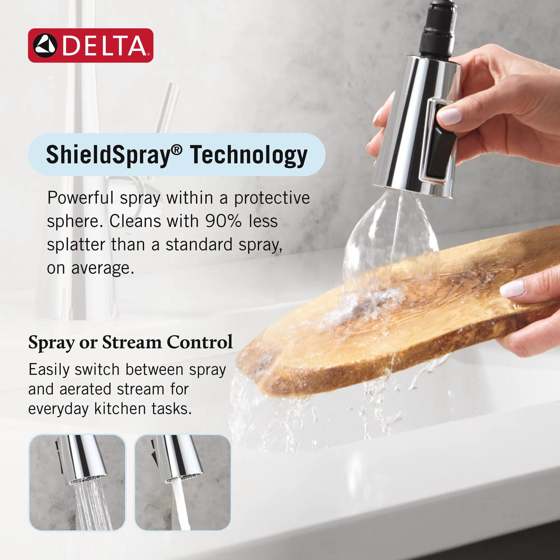 Single Handle Kitchen Pull-Down Faucet