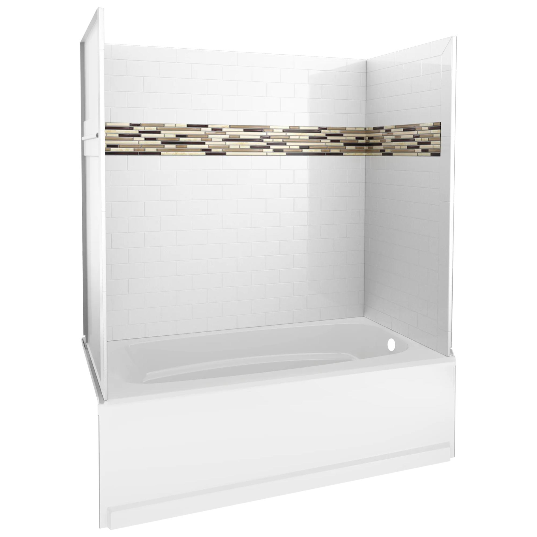 60" x 32" Bathtub - Right Drain