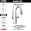 Single Handle Pull-Down Bar / Prep Faucet
