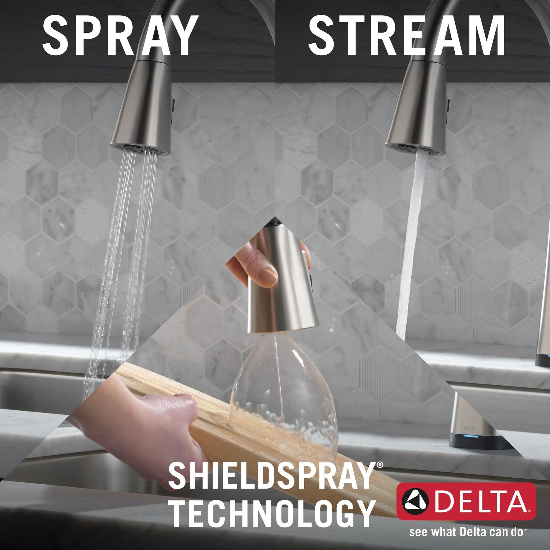 Single-Handle Pull-Down Kitchen Faucet with Touch<sub>2</sub>O&reg; Technology