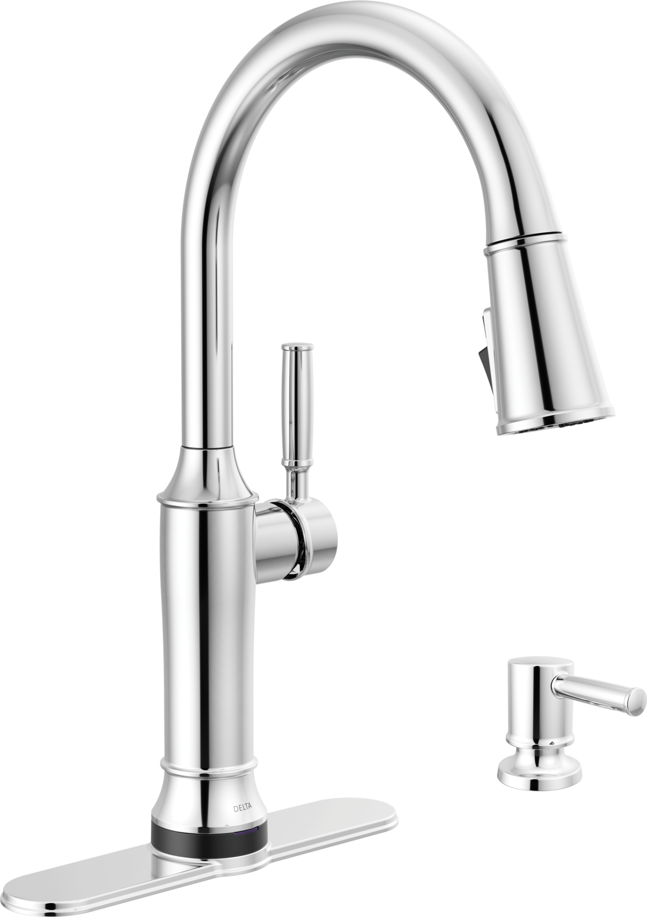 Pull-Down Kitchen Single Handle with Soap Dispenser Bundle