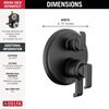 17 Series Integrated Diverter Trim with 3-Setting