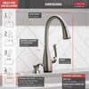 Single Handle Pull-Down Kitchen Faucet with Touch2O&reg; and ShieldSpray&reg; Technologies (Recertified)