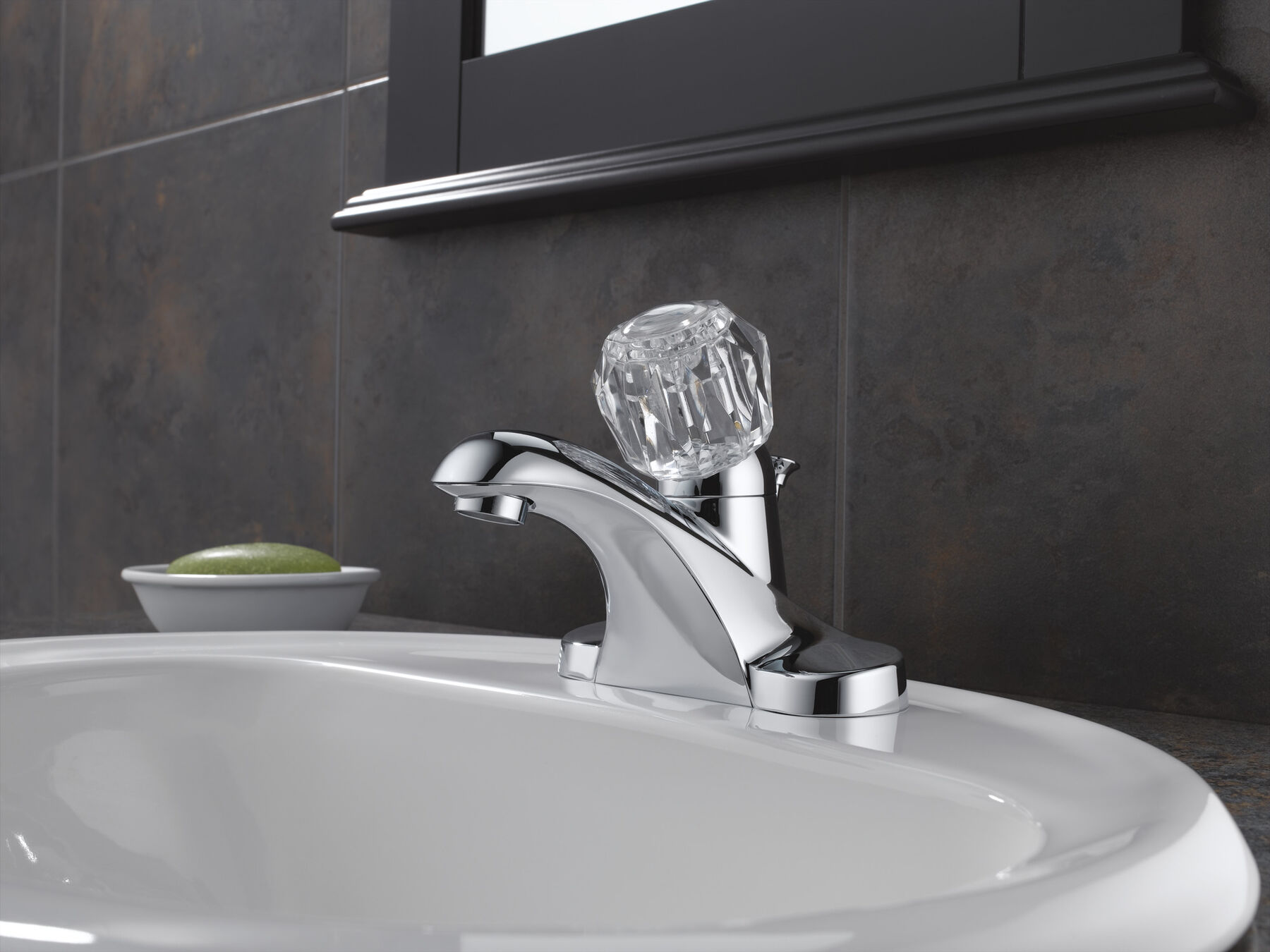 Single Handle Centerset Bathroom Faucet