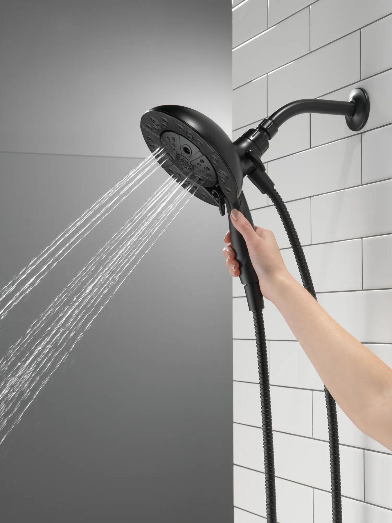 H2Okinetic&reg;&nbsp;In2ition&reg;&nbsp;5-Setting Two-in-One Shower