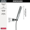 H2O Hand Shower 1.75GPM w/ Wall-Mount 5S (Recertified)