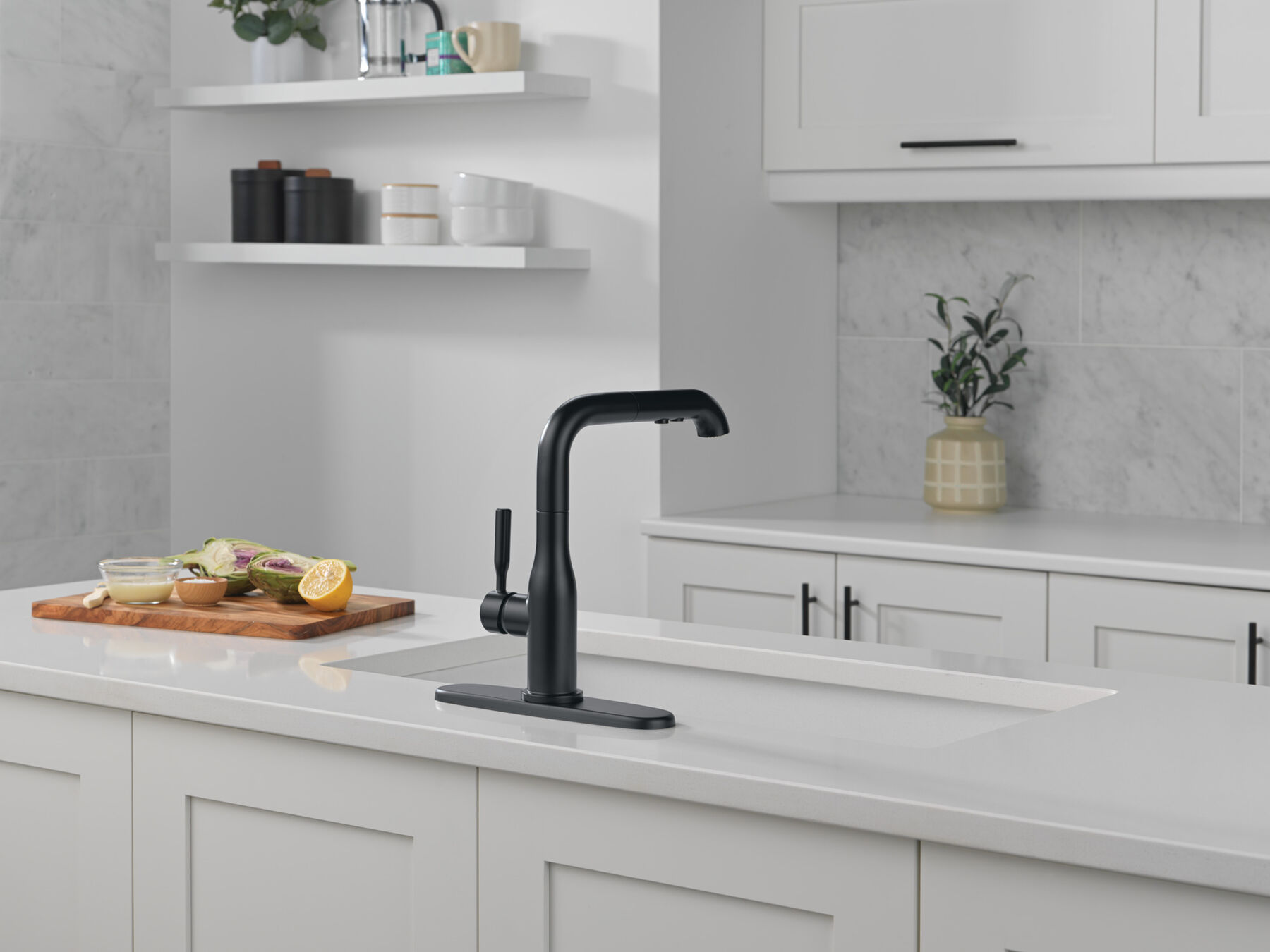Single Handle Pull-Out Kitchen Faucet