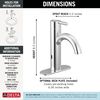 Sense2O&trade; Bathroom Faucet with Touchless Technology