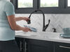 Single Handle Pull-Down Kitchen Faucet with Soap Dispenser and ShieldSpray&reg; Technology