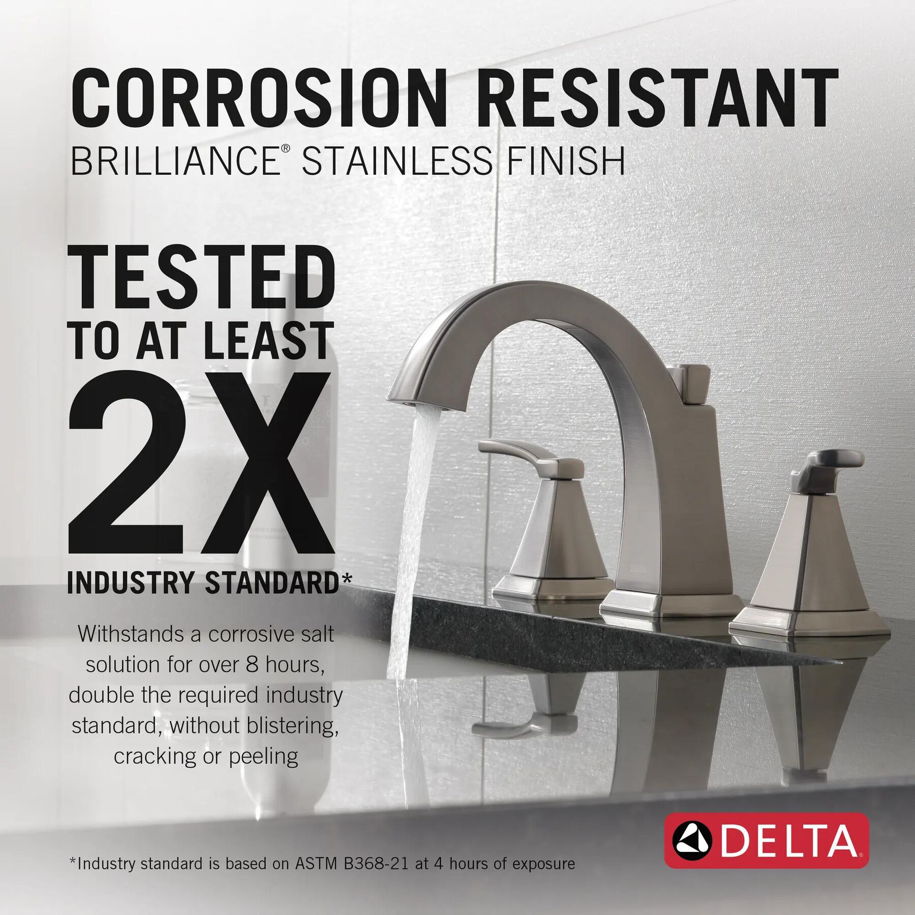 Two Handle Widespread Bathroom Faucet