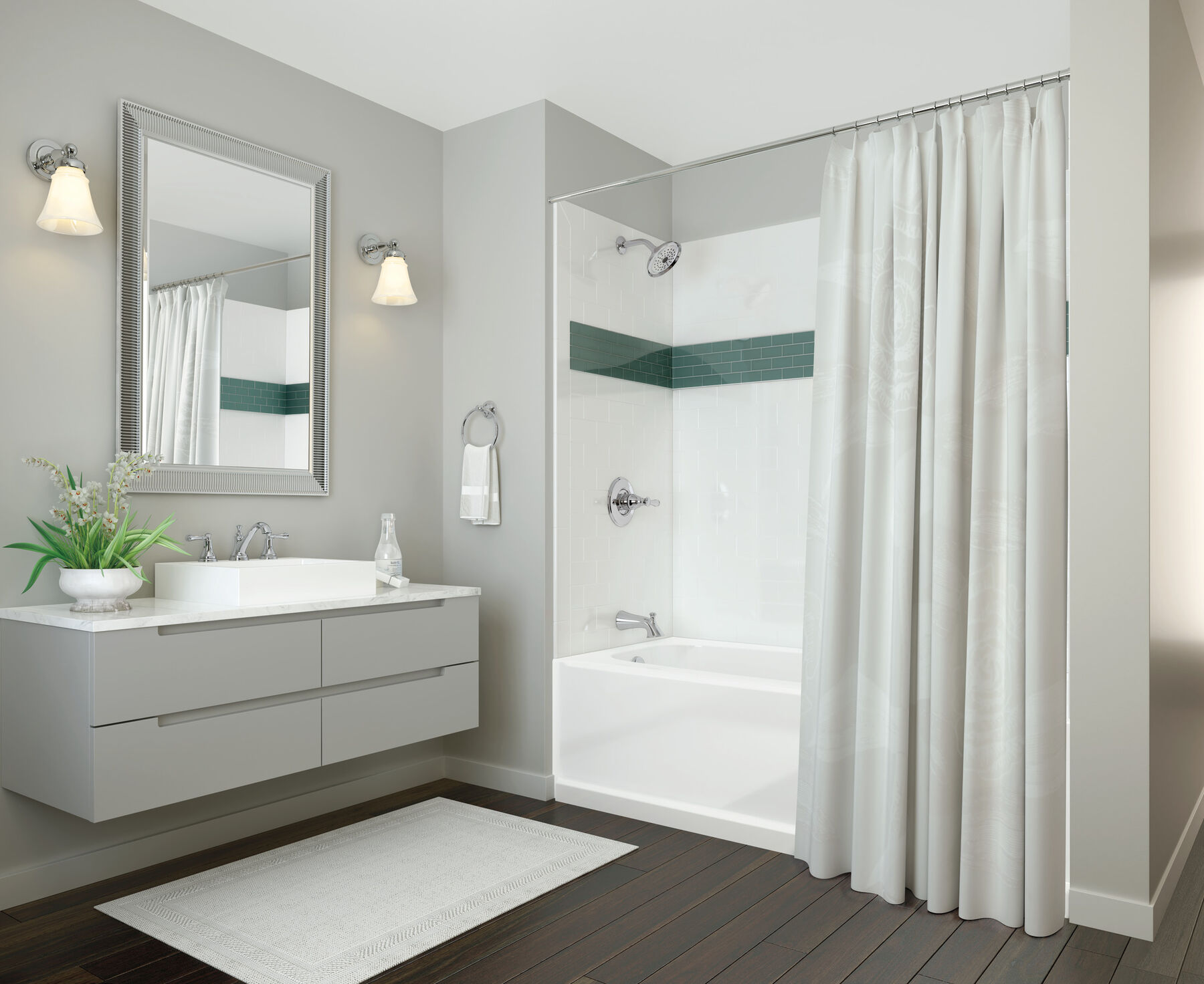60'' x 60" x 32''Bathtub Wall Set