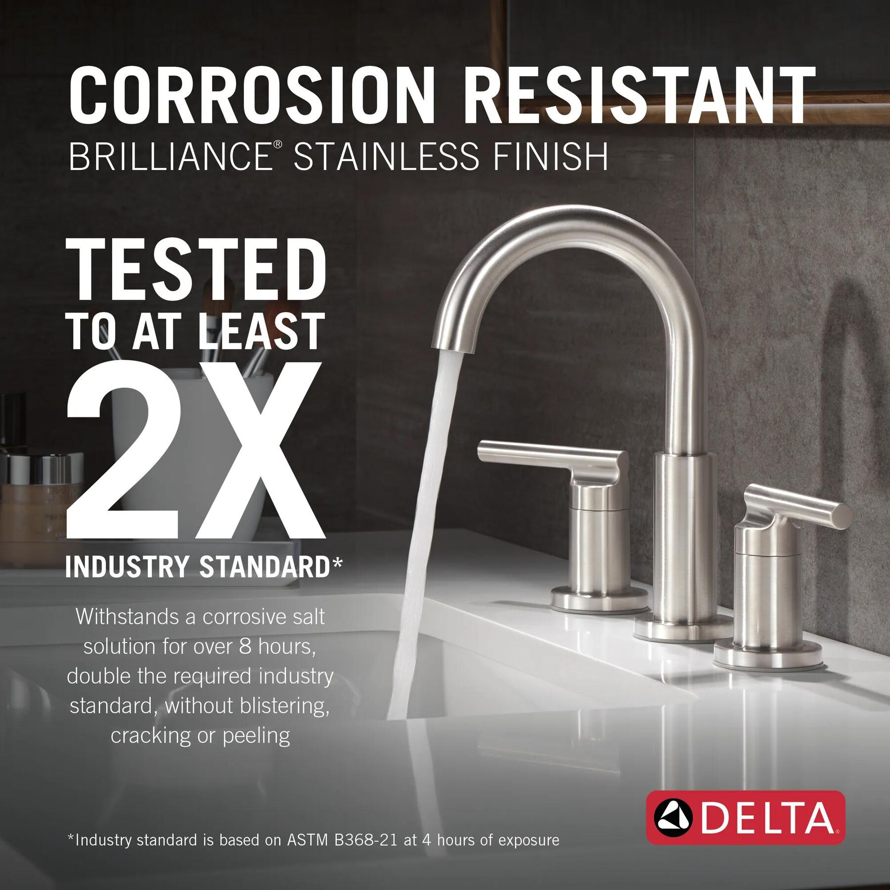 Two Handle Widespread Lavatory Faucet (Recertified)