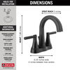 Two Handle Centerset Bathroom Faucet