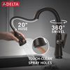 Single Handle Pull-Down Bar/Prep Faucet with Touch<sub>2</sub>O&reg; Technology
