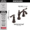 Two Handle Widespread Bathroom Faucet