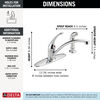 Single Handle Kitchen Faucet with Spray