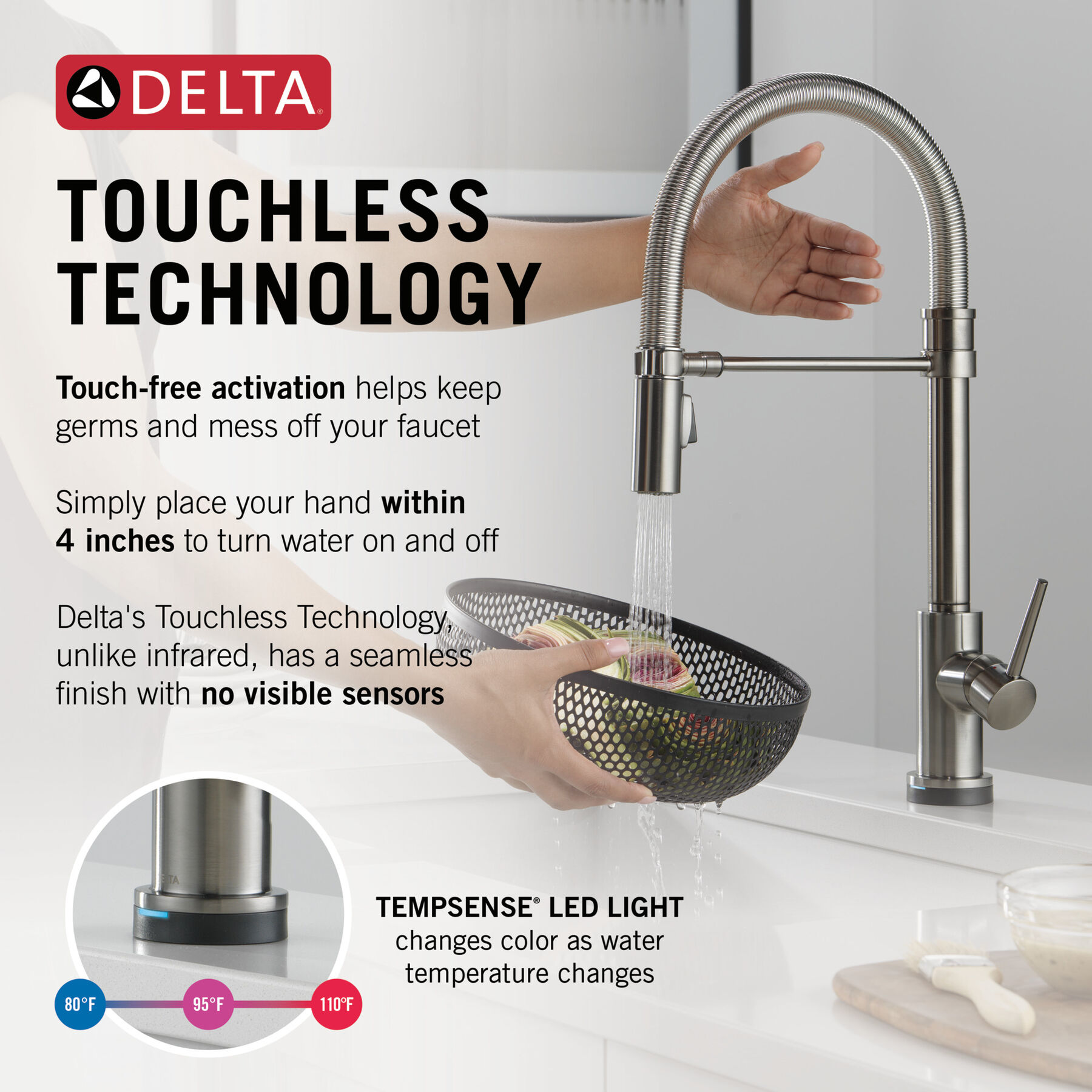 Touchless Pull-Down Kitchen Faucet (Recertified)