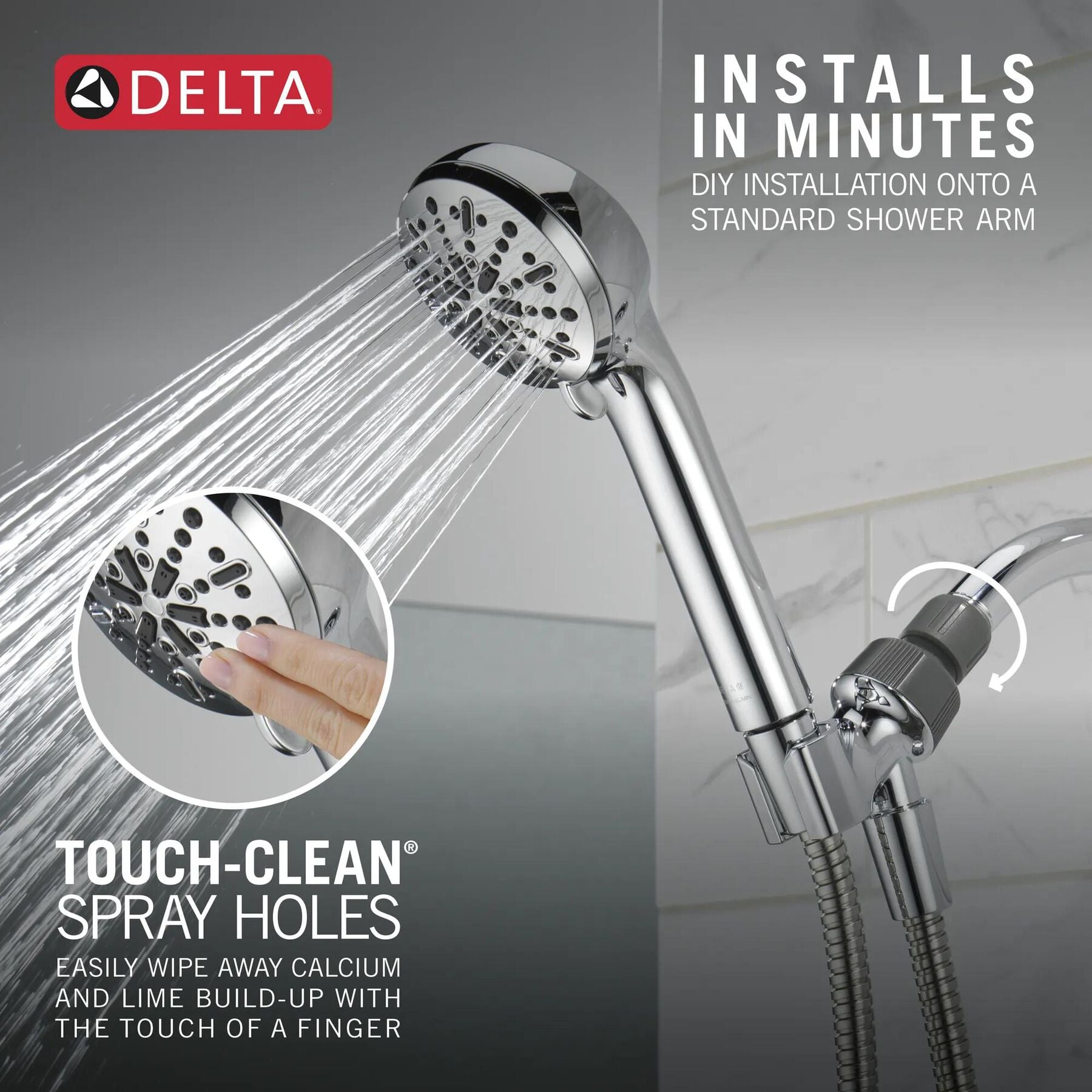 4-Setting Hand Shower