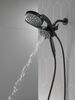 HydroRain&reg; 4-Setting Two-in-One Shower Head (Recertified)