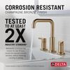 Two Handle Widespread Bathroom Faucet