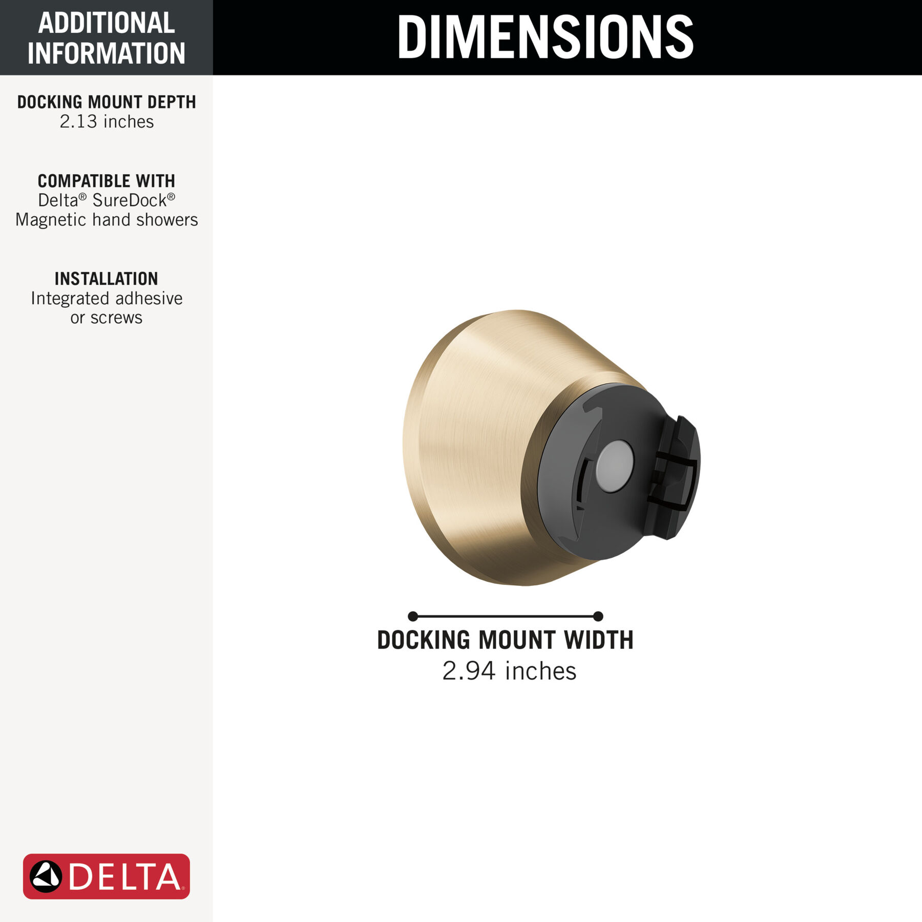 SureDock&trade; Magnetic Docking Mount