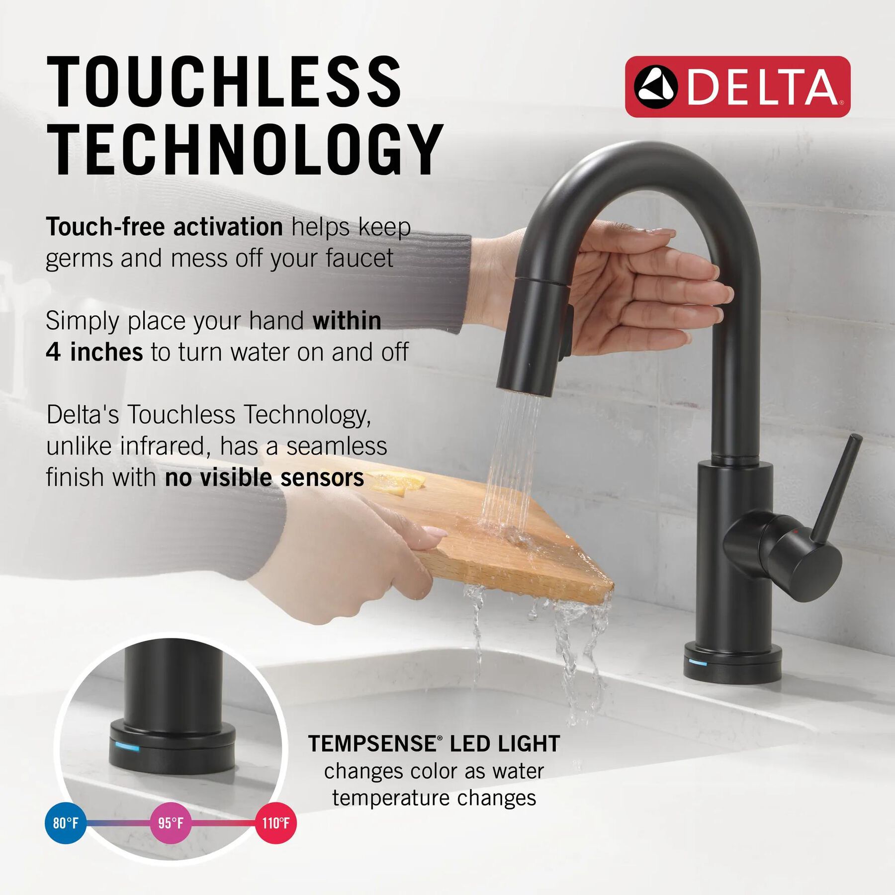 Touch2O&reg; Bar / Prep Faucet with Touchless Technology