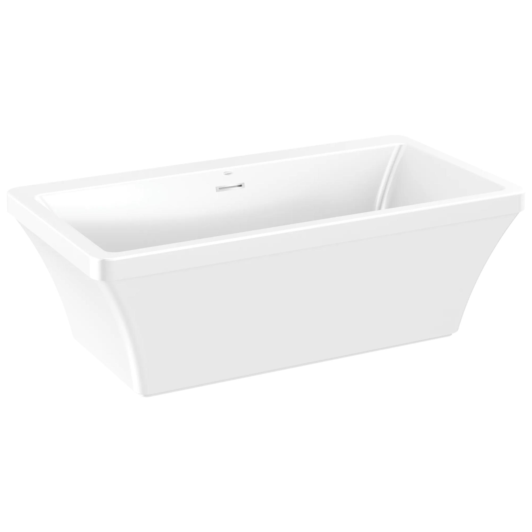 67'' x 36'' Freestanding Tub with Integrated Waste and  Overflow