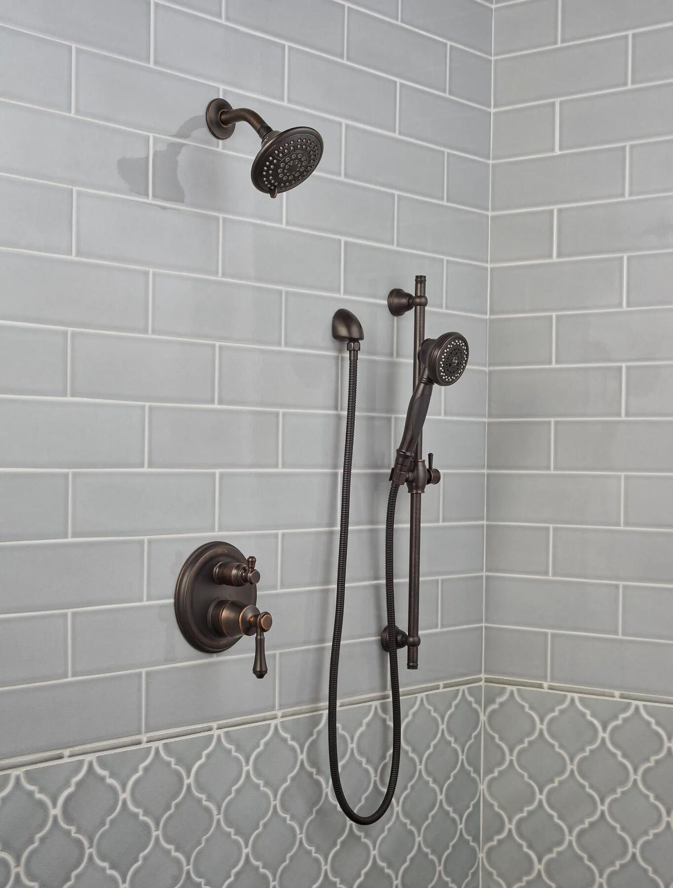 Premium 3-Setting Slide Bar Hand Shower