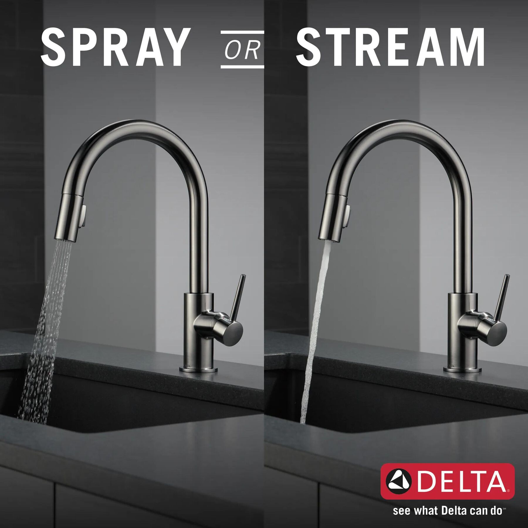 Single Handle Pull-Down Kitchen Faucet (Recertified)