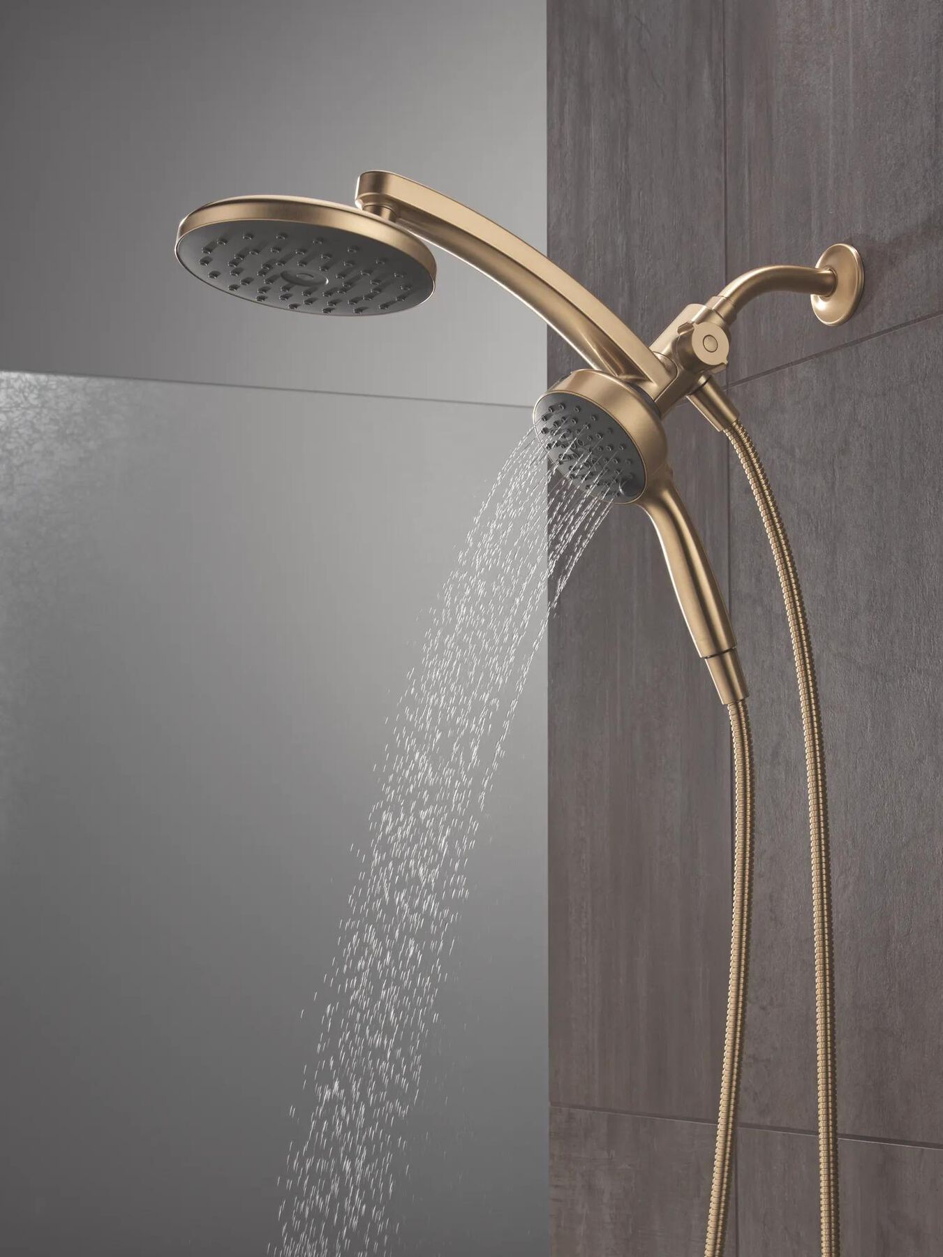 PivotPro&trade; 3-in-1 Combination Shower with TouchClean&reg; Spray Face