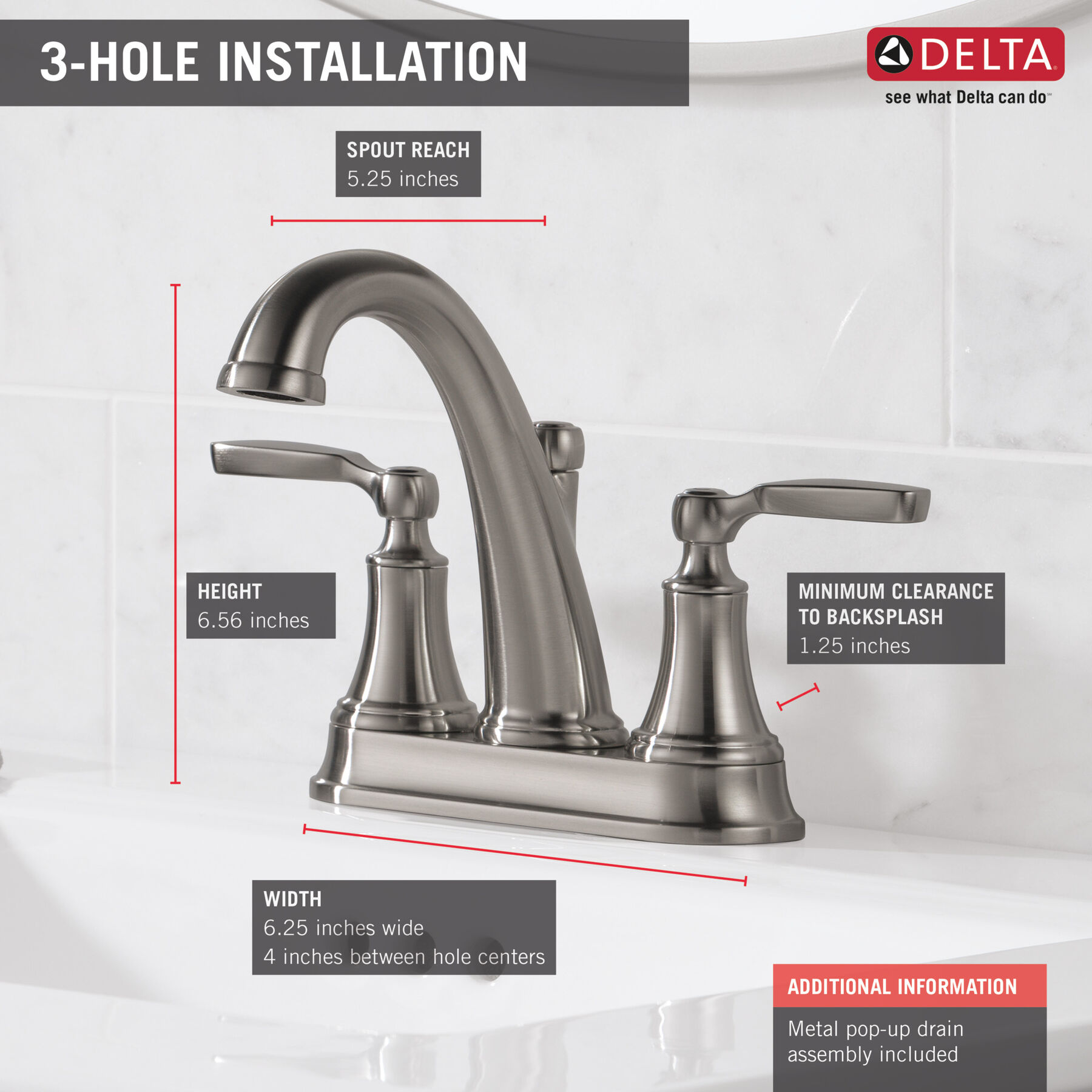 Bathroom Faucet (Recertified)