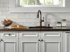 Single Handle Pull-Down Kitchen Faucet with Soap Dispenser